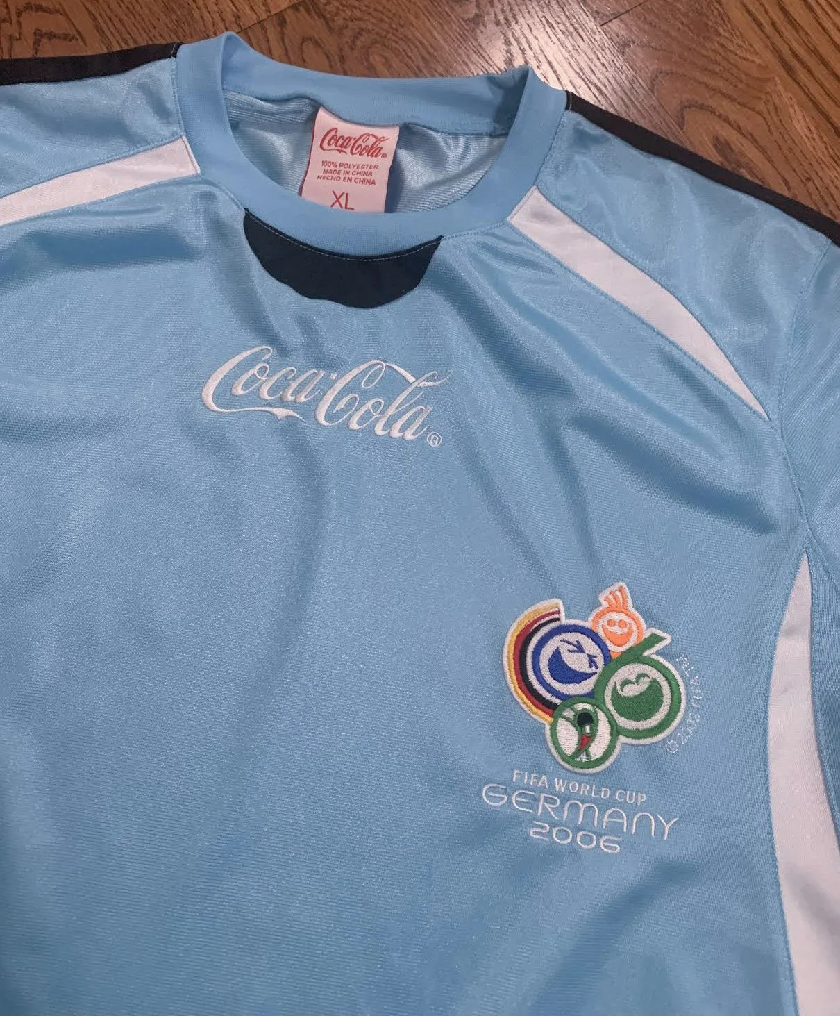 Coca Cola 2006 Fifa World Cup Germany Blue Jersey (Size XL) — RootsBK